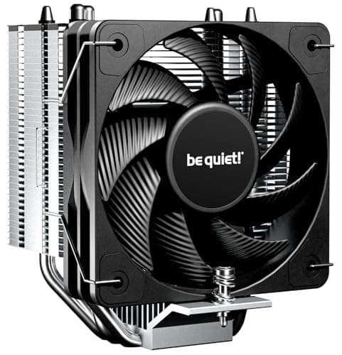be quiet! Pure Rock Slim 3, CPU Kühler, 130W TDP, 100 mm PWM be quiet! Lüfter, 3 Heatpipes, asymmetrisches Design, Slim Tower