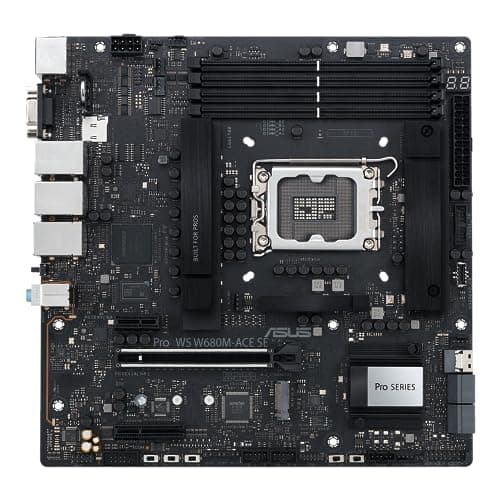 ASUS PRO WS W880-ACE SE Workstation Mainboard Sockel Intel LGA1851 (ATX, PCIe 5.0, DDR5, Dual 2.5GB Ethernet, 4X M.2, BIOS Flashback, AI Cooling II)