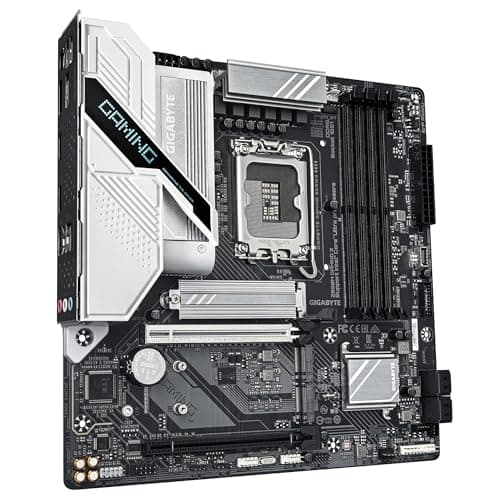 GIGABYTE Z890M Gaming X Motherboard - Unterstützt Intel Core Ultra (Serie 2) CPUs, 8+1+2 Phasen VRM, bis zu 8800MHz DDR5 (OC), 1xPCIe 5.0 + 2xPCIe 4.0, 2.5GbE LAN, USB 3.2 Gen 1 Bild 6