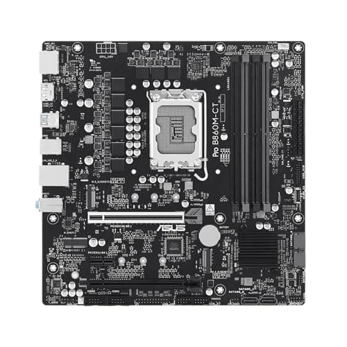 ASUS PRO B860M-CT-CSM Intel® B860 (LGA 1851) mATX Motherboard, PCIe 5.0, DDR5, 2X M.2, Intel® 1G LAN, 2X DP, HDMI, USB Type-C®, TPM IC onboard mit verbesserter Sicherheit, Zuverlässigkeit und Bild 8