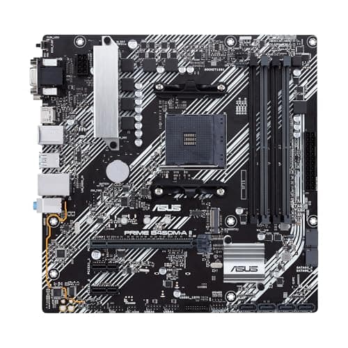Asus Prime B450M-A II Mainboard Sockel AM4 (mATX, AMD Ryzen, DDR4-Speicher, M.2, SATA 6Gbit/s, USB 3.1 Gen 2 Typ-A. Aura Sync) microATX B450 Bild 4
