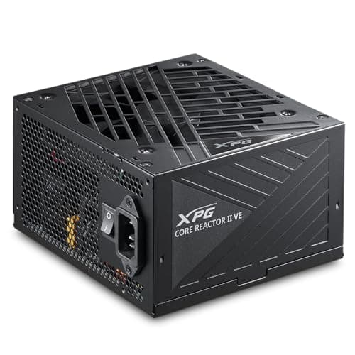 XPG Core Reactor II VE 650 W, Schwarz, 80 Plus Gold PSU, FDB 120 mm Lüfter, 140 x 150 x 86 mm, ATX 3.1 / EPS v2.92 (COREREACTORIIVE650G-BKCEU)