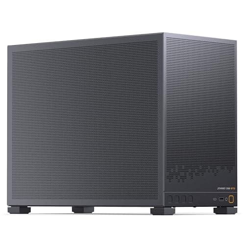 Jonsbo D32 STD Mesh PC-Gehäuse Schwarz | Mini Case für Micro-ATX, Back-Connect-kompatibel, starker Airflow, kompakt & stylish für Gaming Builds