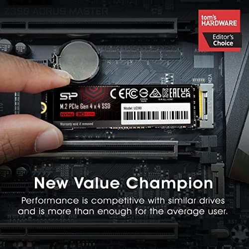 Silicon Power 1TB UD90 NVMe 4.0 Gen4 PCIe M.2 SSD R/W up to 5,000/4,800 MB/s (SP01KGBP44UD9005) Bild 4