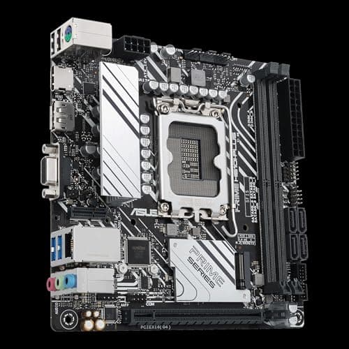 ASUS Prime H610I-PLUS-CSM (Intel H610 Mini-ITX-Mainboard mit DDR5 5600, PCIe 4.0, M.2-Steckplatz, Intel 1 Gb Ethernet, DisplayPort, HDMI, D-Sub, USB 3.2 Gen 1-Ports, SATA 6 Gbps, COM-Header) Bild 7
