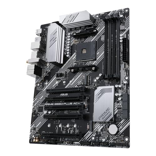 ASUS Prime B550-PLUS AC-HES: AMD AM4 Sockel, PCIe 4.0, Dual M.2, WLAN 5, 1 GB LAN, ATX Motherboard Bild 8