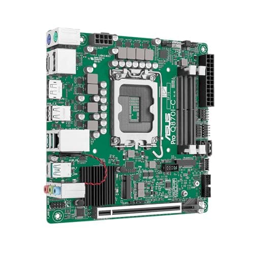 ASUS PRO Q870I-C-CSM Business Mini-ITX-Mainboard Sockel Intel LGA 1851 (mini-ITX, Intel VPro, DDR5 Speicher, PCIe 5.0, Q-LED Core, ASUS Control Center Express, SafeSlot) Bild 6