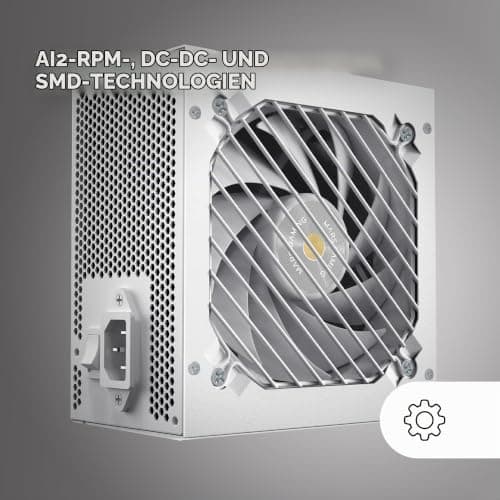 MARSGAMING MPB650SI, PC-ATX-Netzteil 650W, 7 Jahre Garantie, 80Plus Bronze 230V, 90% Effizienz, SI Extreme Silence Lüfter mit Kupferkern, AI2-RPM-, DC-DC- und SMD-Technologien, Weiß Bild 6