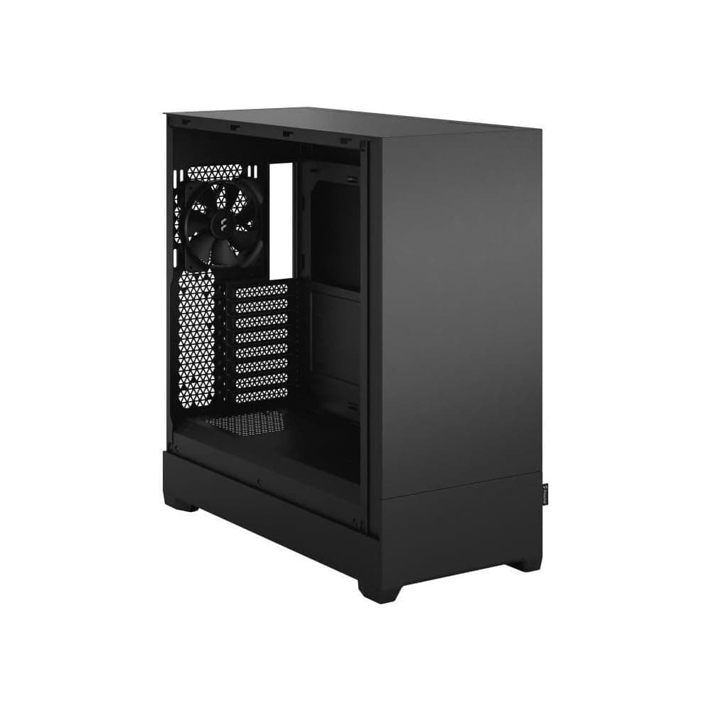 Fractal Design Pop XL Silent PC Gehäuse Schwarz – Gedämmter Full Tower, E-ATX, Bitumen-Seitenpanele, Schaumstoff-Dämmung, 4X 120 mm Lüfter Schwarz XL Silent