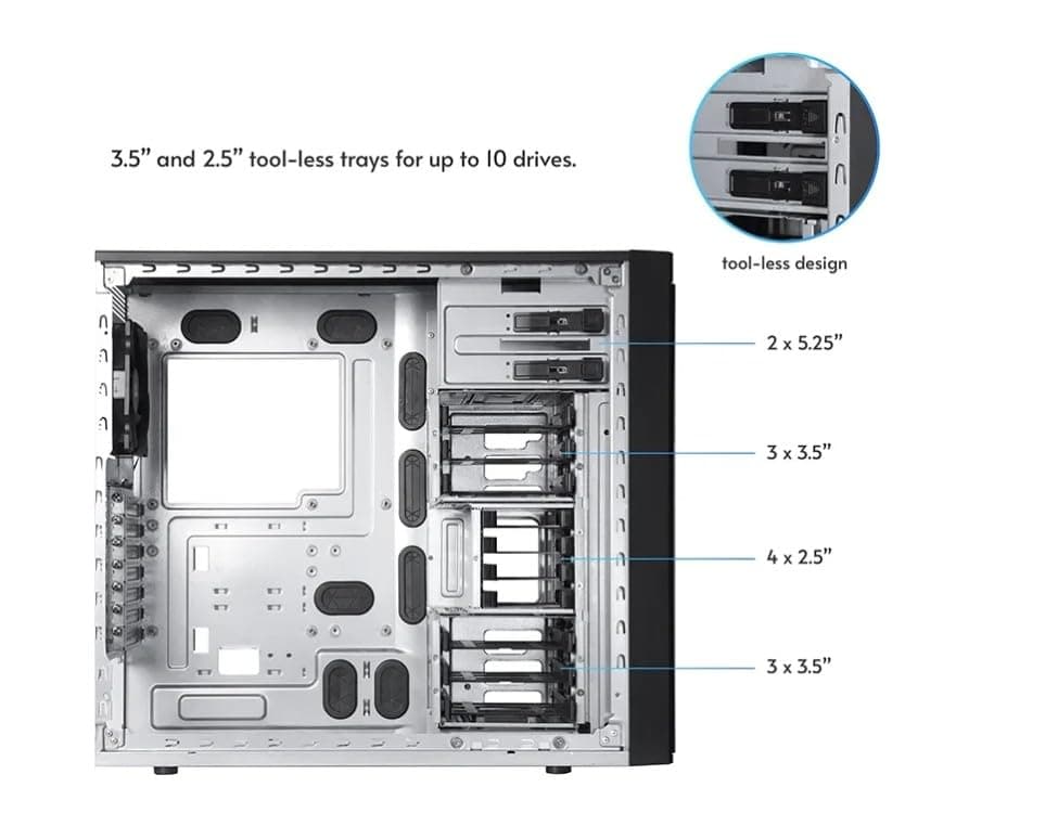 Chieftec GEH MIDI Workstation BW-01B-OP o.N (B) Bild 8