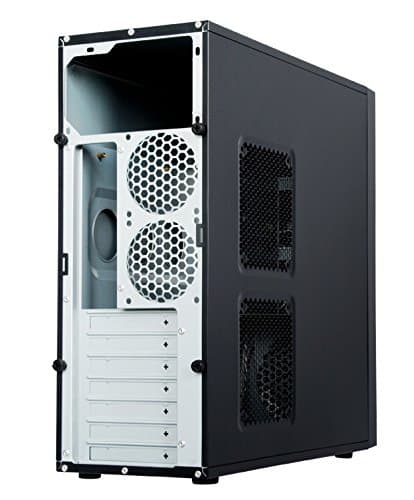 Chieftec HQ-01B Midi-Tower schwarz, PC-Gehäuse, ATX, Micro-ATX, für Haus/Büro, 0,6 mm Bild 3
