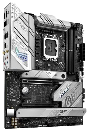 ASUS ROG Strix B760-A Gaming WiFi Intel® B760 (13. und 12. Generation) LGA 1700 White ATX Motherboard, 12 + 1 Leistungsstufen, DDR5, PCIe 5.0, WiFi 6E, USB 3.2 Gen 2 Gen 2 Typ-C und Aura Sync RGB Bild 4