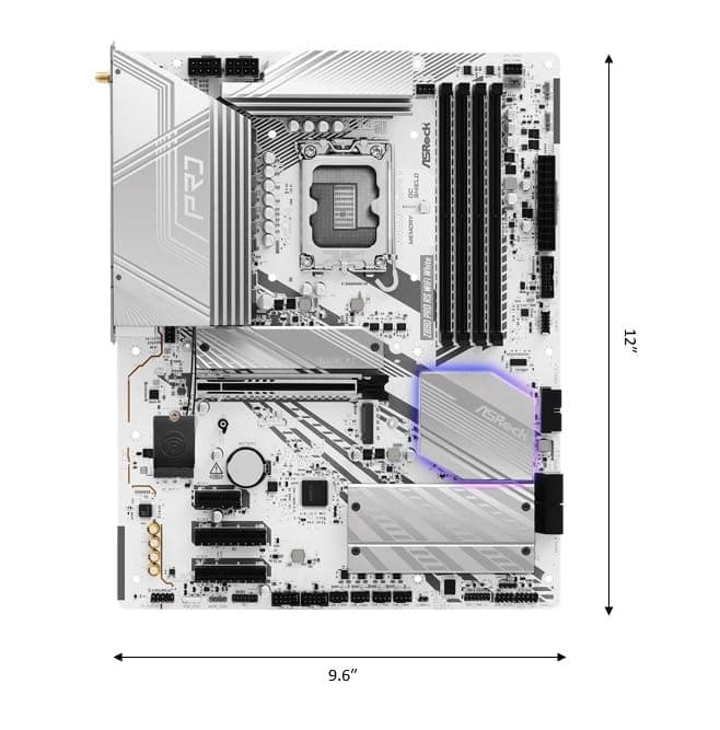 ASRock Z890 Pro RS WiFi White Mainboard Bild 5