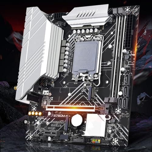 Vikye B760M-K DDR4-Motherboard, LGA1700 für MATX-Mainboard der GEN12/13-Serie mit PCIe 4.0, M.2-Steckplatz, SATA3.0 USB 3.0, Aura Sync RGB Bild 6