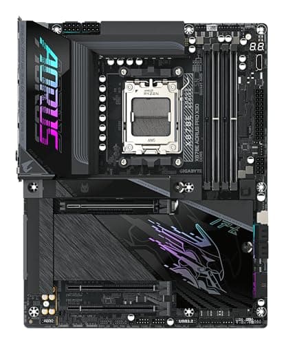 GIGABYTE X870E AORUS PRO X3D Mainboard - Unterstützt AMD Ryzen 9000 CPUs, digitales 18+2+2-Phasen-VRM, bis zu 9000MHz DDR5 (O.C.), 2xPCIe 5.0 + 2xPCIe 4.0, Wi-Fi 7, 5GbE LAN, USB 4 Bild 4