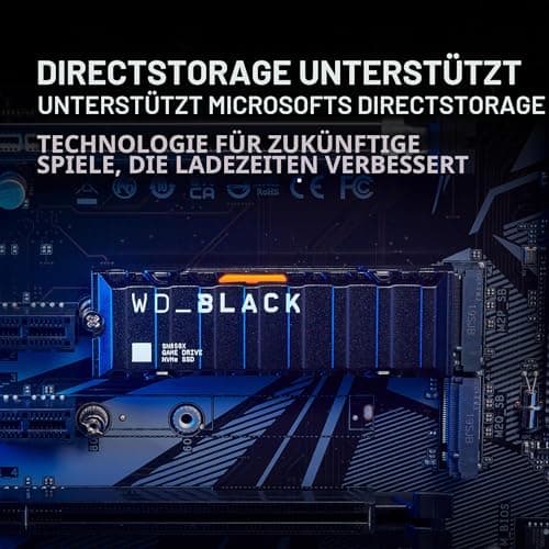 WD_BLACK SN850X NVMe SSD mit Heatsink 4 TB interne SSD (Gaming Speicher, PCIe Gen4-Technologie, Lesen 7.300 MB/s, Schreiben 6.600 MB/s) Schwarz Bild 7