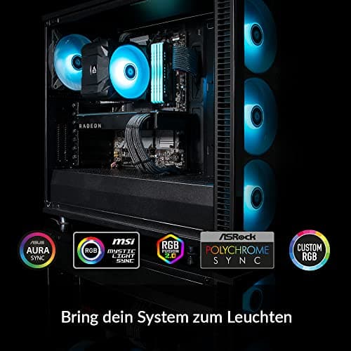 ARCTIC Freezer A35 RGB - Single-Tower-CPU-Kühler mit RGB, AMD spezifisch, druckoptimierter 120 mm P-Lüfter, 200-1700 RPM, 4 Heatpipes, inkl. MX-5 Wärmeleitpaste - Schwarz Freezer A35 RGB Freezer A35 RGB Bild 6