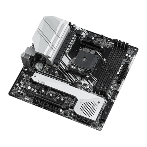 for X570 Motherboard Set Kit Mit Ryzen 5 5500 CPU X570M Pro4 4xDDR4 M.2 NVME HDMI RGB USB MATX AM4 Board for ASRock, Replacement Part Motherboards Bild 6