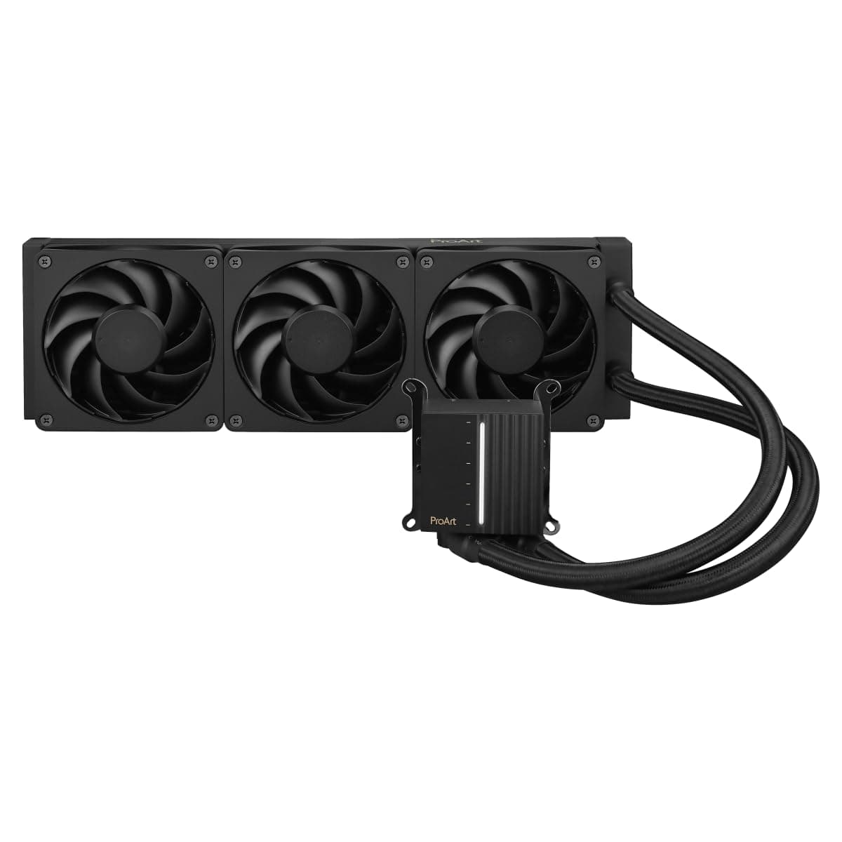 ASUS ProArt LC 360 All-in-One Flüssig-CPU-Wasserkühlung (Systemstatusanzeige, 3x Alphacool Apex Stealth Metal Power-Lüfter, 3000 U/min, 39,5 dB(A), Intel LGA 1851, 1700, 1200, 115X AMD AM5, AM4) Bild 3