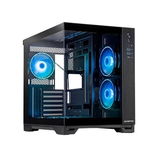Chieftec Tg-Op Schwarz Tempered Glass X 2 Cube Black, GM-30B-TG-OP