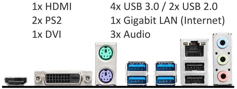 shinobee Multimedia Allround PC AMD Ryzen 7 4700G (16 Threads 4.40GHz) - 16 GB DDR4-1000GB (512 GB NVME SSD + 500 GB) - AMD Radeon Vega8 Graphics - Windows 11 - WLAN - Computer #8496 Ryzen7 4700G - 16 GB DDR4 - 1TB Ryzen 7 Bild 3