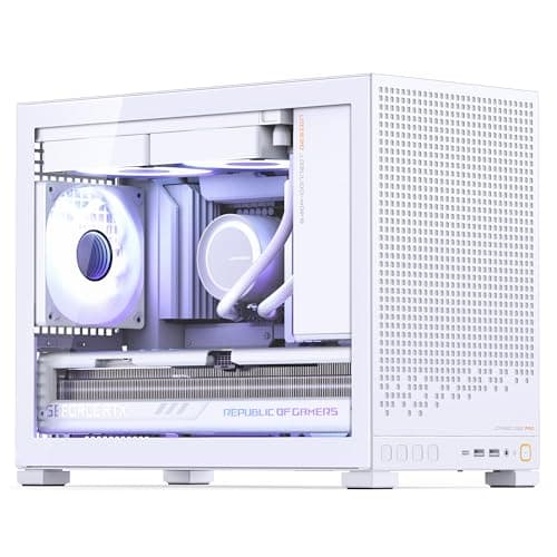 Jonsbo D32 PRO PC-Gehäuse Weiß – Kompaktes mATX-Case mit Back-Connect-Support, Tempered Glass, Staubfiltern & High-End-Kühlung Weiß Tempered Glass Bild 8
