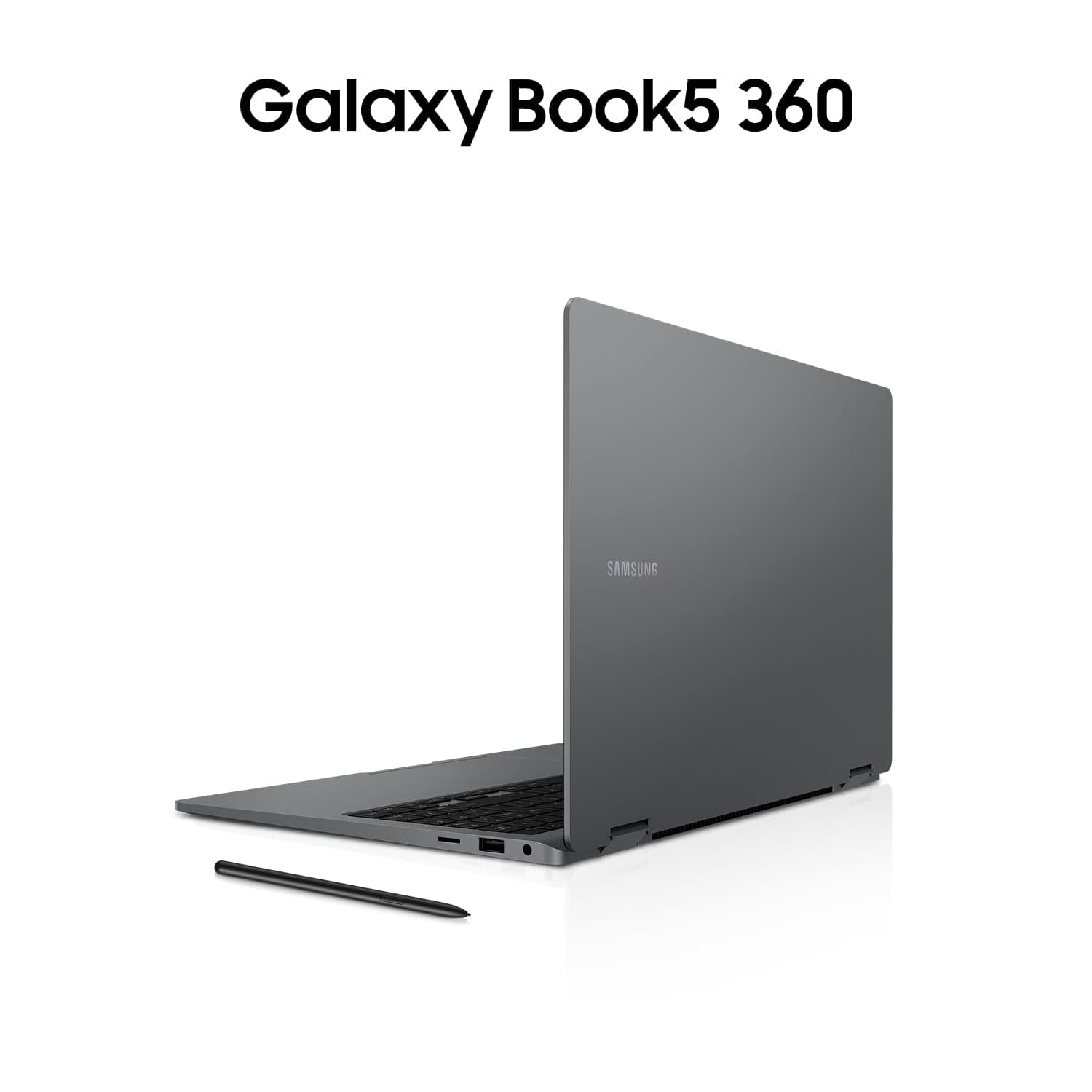 Samsung Galaxy Book5 360 15,6" 2-in-1-Laptop, Convertible AI-Notebook mit Intel Core Ultra 7 Prozessor, 16 GB RAM, 512 GB Speicher, Moonstone Gray, 3 Jahre Herstellergarantie [Exklusiv bei Amazon] 16 GB RAM / 512 GB Speicher Intel Core Ultra 7 Bild 3