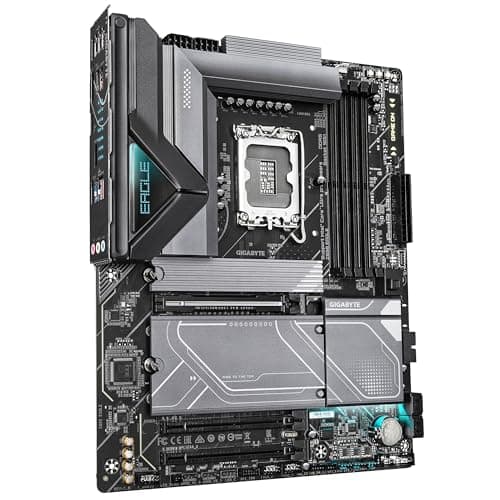 GIGABYTE Z890 Eagle Motherboard - Unterstützt Intel Core Ultra (Serie 2) CPUs, 14+1+2 Phasen VRM, bis zu 8800MHz DDR5 (OC), 1x PCIe 5.0 M.2 + 3X PCIe 4.0 M.2, 2,5GbE LAN, USB4 Bild 6