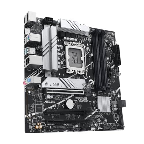 ASUS Prime B760M-A-CSM Business Mainboard Sockel Intel LGA 1700 (Intel B760, mATX, DDR5 Speicher, 2X PCIe 4.0 M.2, Aura Sync) Bild 8