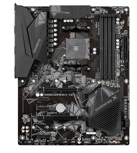 GIGABYTE B550 Gaming X V2 Mainboard – AMD Ryzen 5000 CPUs, ATX Mainboard, 10+3 Phasen VRM, bis zu 4733 MHz DDR4, PCIe 4.0 + PCIe 3.0 M.2, 1GbE LAN, USB 3.2 Gen 2 Bild 4