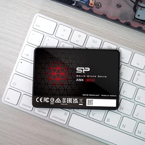Silicon Power 256GB SSD 3D NAND A5X SLC Cache Performance Boost SATA III 2.5" 7mm (0.28") Internal Solid State Drive (SP256GBSS3A55S25AY) Bild 8