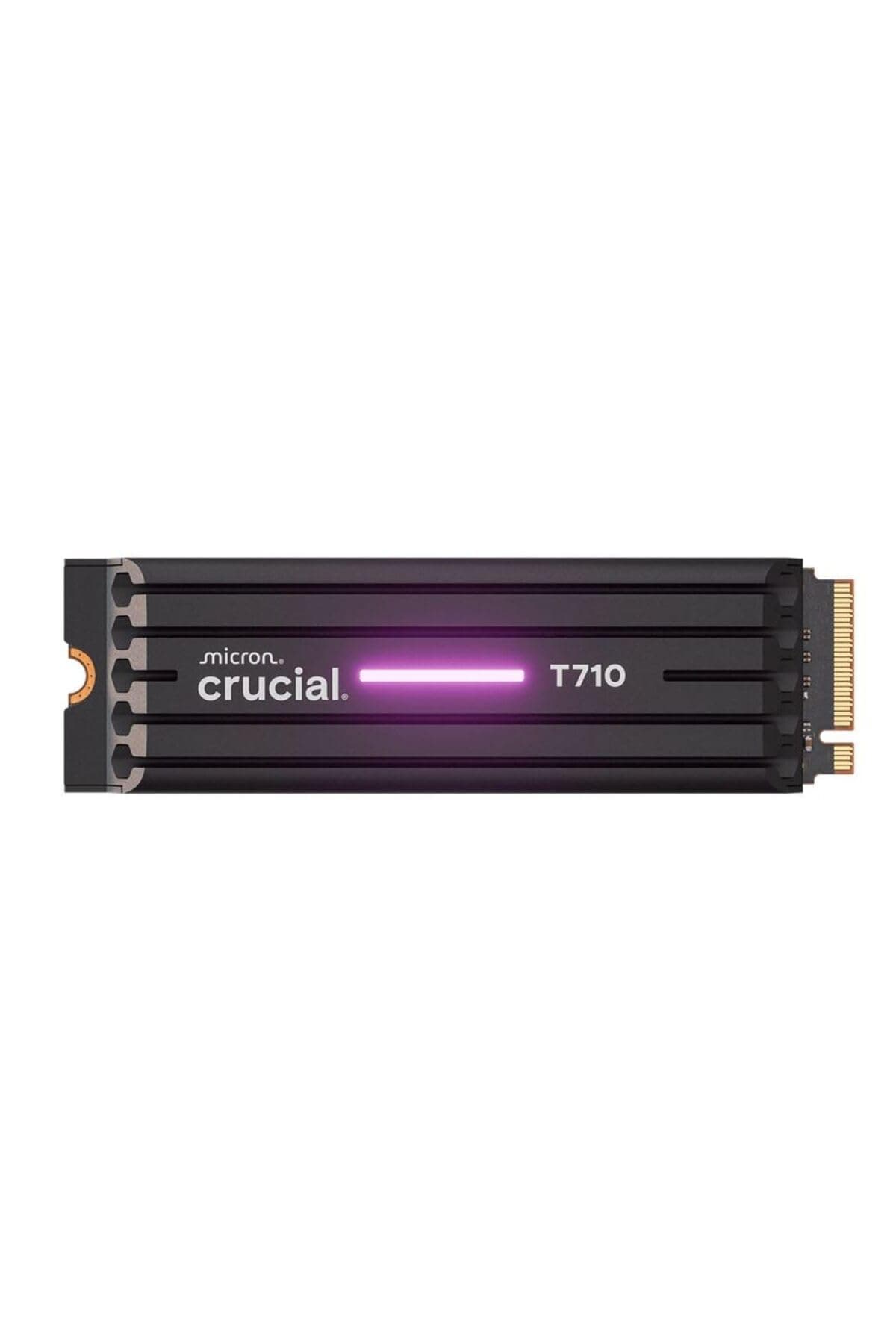 Crucial T710 - SSD - crittografato - 2 TB - interno - M.2 2280 - PCI Express 5.0 [NVMe] - TCG Opal Encryption 2.01 - dissipatore integrato Bild 2