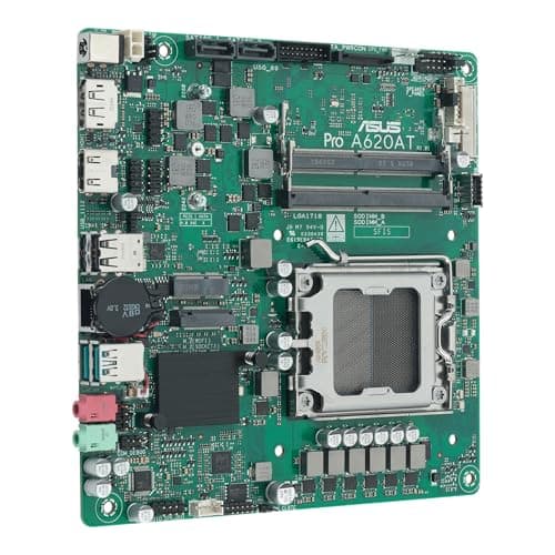 ASUS PRO A620AT-CSM Business Mainboard Sockel AMD AM5 (Thin Mini-ITX, PCIe 4.0 M.2, DDR5 SO-DIMM, Q-LED Core, COM Debug Header, Control Center Express) Bild 6