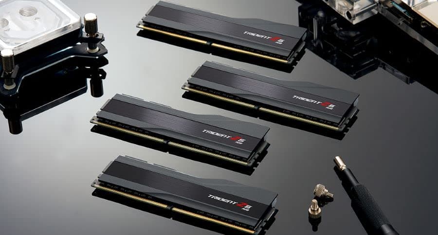 G.SKILL 32GB DDR5 Trident Z5 RGB 5600MHz CL36 Dual Channel Kit 2X 16GB Schwarz Bild 3