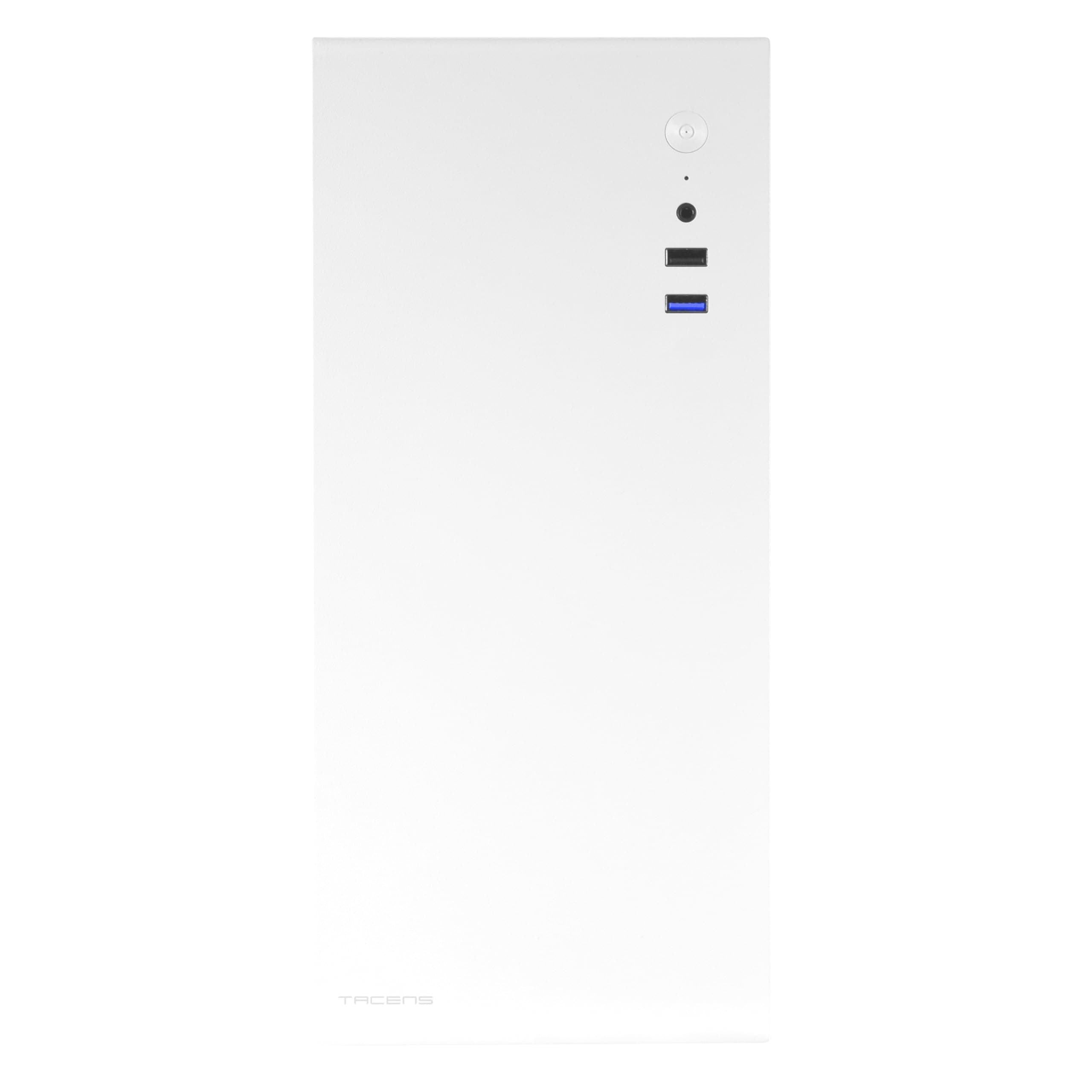 Mars Gaming Tacens NOVAX, Ultra-kompaktes Micro-ATX PC-Gehäuse, Ultra-Robustes Ganzmetall-Design, 1x 80mm Lüfter Hinten, Mini-Tower-Gehäuse mit Großer Interner Kapazität, Weiß 2NOVAXW Bild 5
