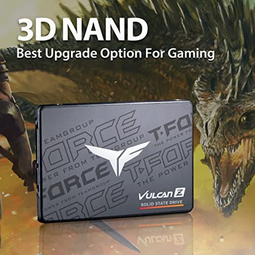 Team Group Vulcan Z 1 TB SSD, schwarz/grau, SATA 6 Gb/s, 2,5" 1TB Vulcan Z Bild 6