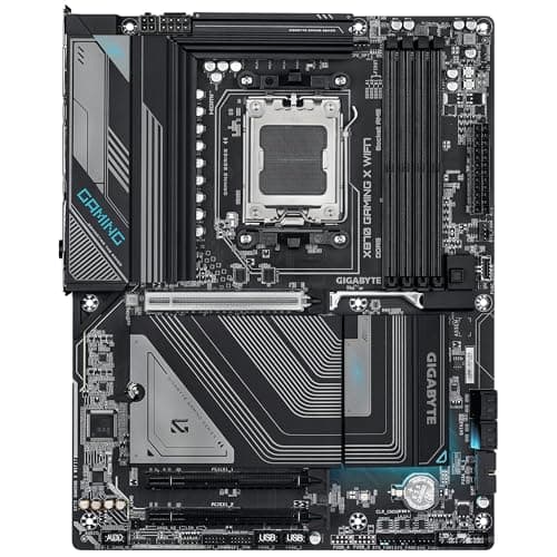 GIGABYTE X870 Gaming X WIFI7 Motherboard - Unterstützt AMD Ryzen 9000 CPUs, 16+2+2-Phasen VRM, bis zu 8000MHz DDR5 (OC), 1xPCIe 5.0, Wi-Fi 7, 2.5GbE LAN, USB 4 Bild 4