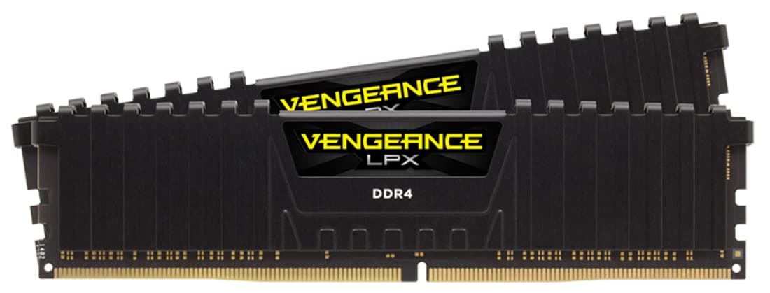 Corsair VENGEANCE LPX 16GB (2x 8GB) DDR4 Bis zu 3200MHz (PC4-25600) CL16 1.35V Desktop Memory - Schwarz Bild 2