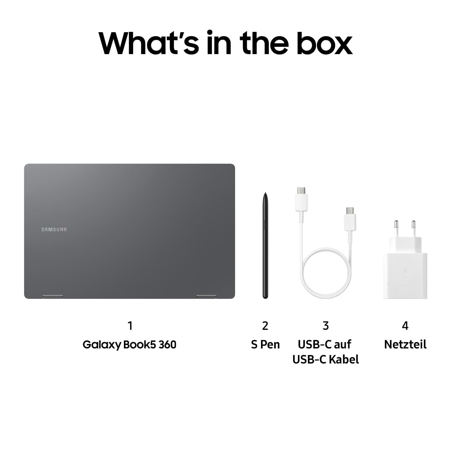 Samsung Galaxy Book5 360 15,6" 2-in-1-Laptop, Convertible AI-Notebook mit Intel Core Ultra 7 Prozessor, 16 GB RAM, 512 GB Speicher, Moonstone Gray, 3 Jahre Herstellergarantie [Exklusiv bei Amazon] 16 GB RAM / 512 GB Speicher Intel Core Ultra 7 Bild 8
