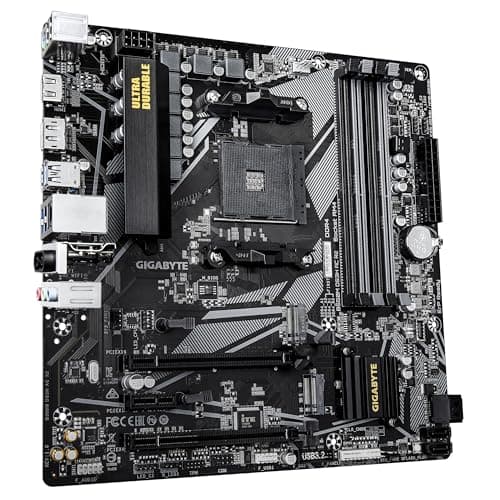 GIGABYTE B550M DS3H AC R2 Mainboard – AMD Ryzen 5000 Prozessoren, 5+3 Phasen VRM, bis zu 4733 MHz DDR4 (O.C.), 1x PCIe 4.0 + 1x PCIe 3.0 M.2, Wi-Fi 5, 1 GbE LAN, USB 3.2 Gen 1 Bild 6