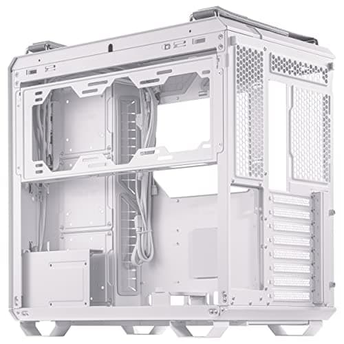 ASUS TUF Gaming GT502 Gehäuse White Edition (gehärtetes Glas, Zweikammer-Gehäuse, Panoramablick, Frontpanel High-Speed USB Typ-C​, werkzeuglose Seitenteile, weiß) Bild 8