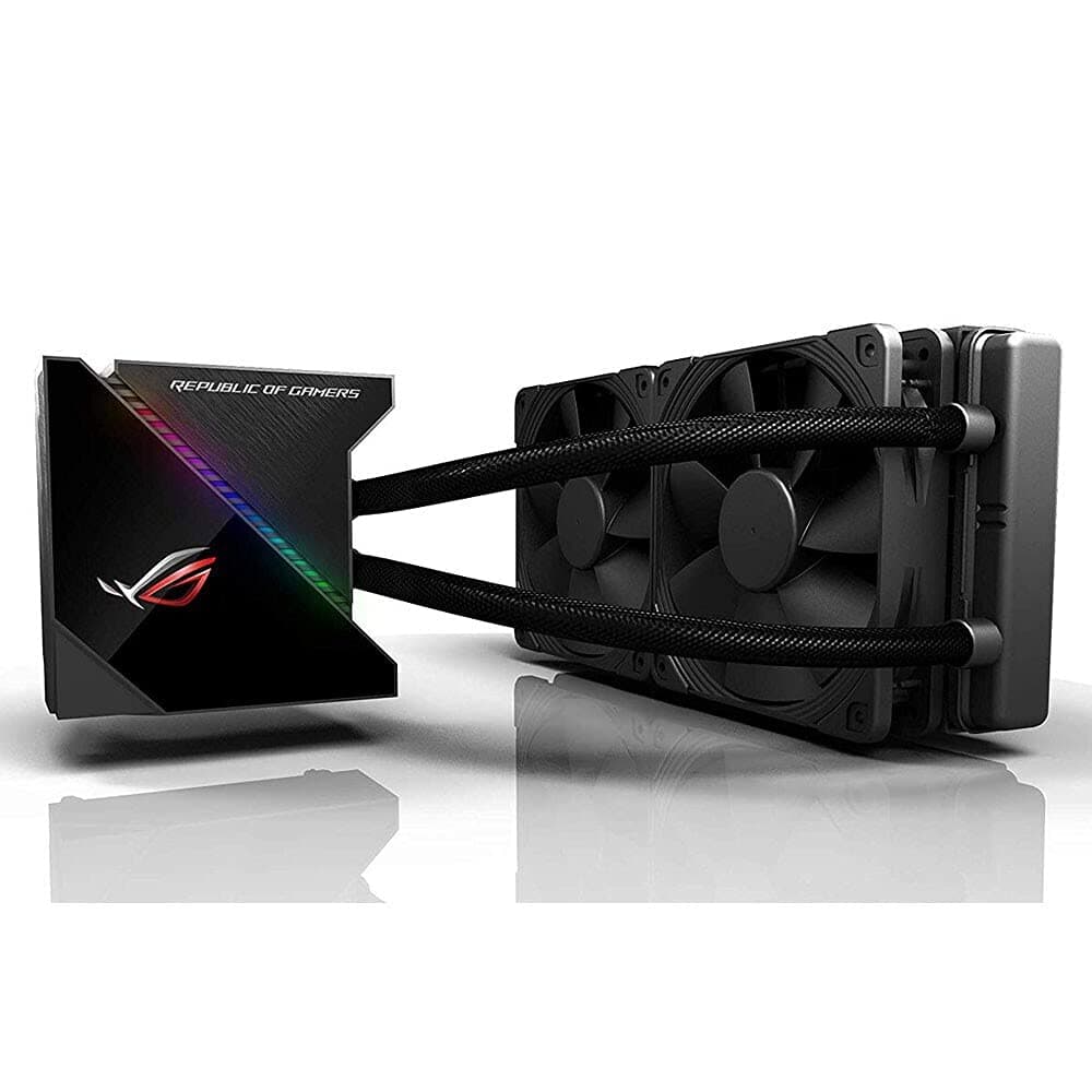 ASUS ROG Ryujin 240 All-in-One CPU-Wasserkühlung (1,77 Zoll OLED-Display, Aura Sync RGB, Noctua iPPC 2000 PWM 2 x 120 mm Radiatorlüfter) Bild 2