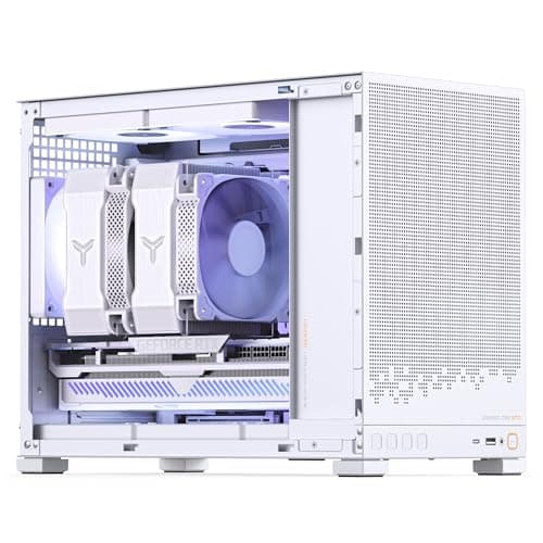 Jonsbo D32 STD Mesh PC-Gehäuse Weiß | Mini Case für Micro-ATX, Back-Connect-kompatibel, starker Airflow, kompakt & stylish für Gaming Builds Bild 4