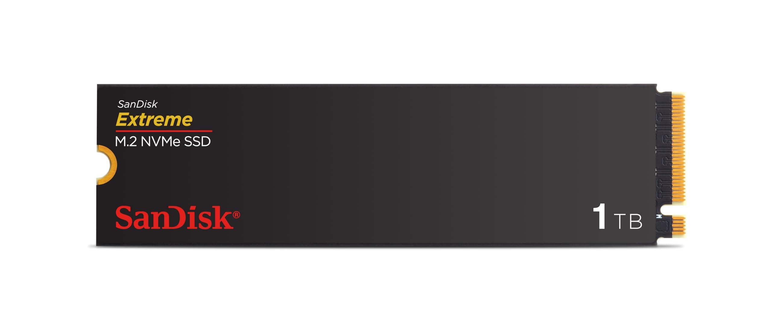 SanDisk Extreme M.2 NVMe SSD 1 TB (Interne SSD, PCIe Gen 4.0, bis zu 5.150 MB/s, nCache-Technologie, 5 Jahre Garantie) Extreme 1 TB NVMe SSD