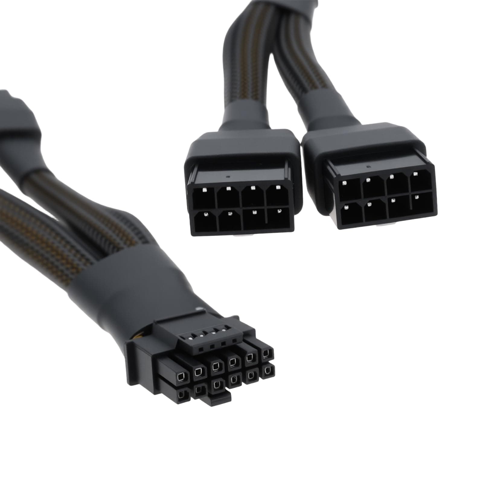 Create idea 16-poliges (12+4-poliges) auf 2 X 8-poliges Stromadapterkabel 12 cm 16 AWG Kompatibel mit Nvidia RTX 4080 4090