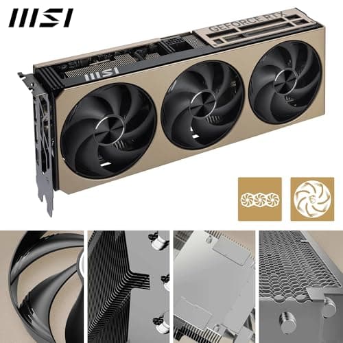 MSI GeForce RTX 5070 12G Inspire 3X OC - 12GB GDDR7 (28Gbps/192-bit), PCIe 5, Boost: 2542 MHz, HDMI 2.1b, DisplayPort 2.1b Bild 8