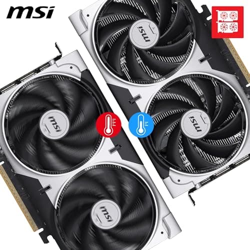 MSI GeForce RTX 5050 8G Ventus 2X OC - 8GB GDDR6 (20Gbps/128-bit), PCIe 5, Boost: 2602 Hz, HDMI 2.1b, DisplayPort 2.1b Bild 6