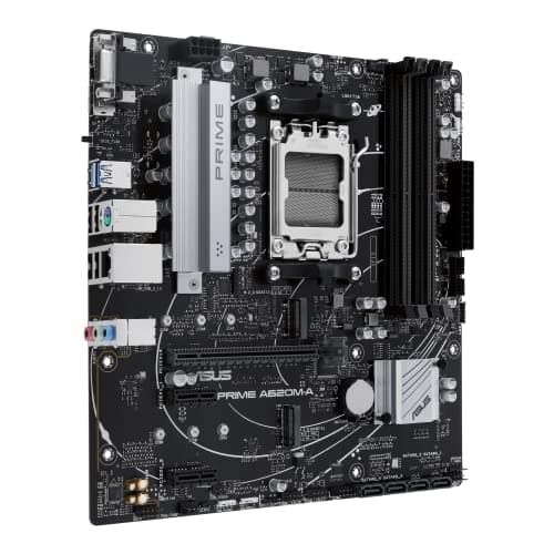 ASUS Prime A620M-A-CSM Mainboard Sockel AMD A620 (Ryzen 7000, Micro-ATX, DDR5 Speicher, PCIe 4.0, BIOS Flashback, USB 3.2 Gen 2, Aura Sync) Bild 4