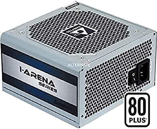 Chieftec GPC-500S Netzteil 500 W PS/2 Silver - Netzteile (500 W, 230 V, 50 Hz, 5 A, Active, 103 W)