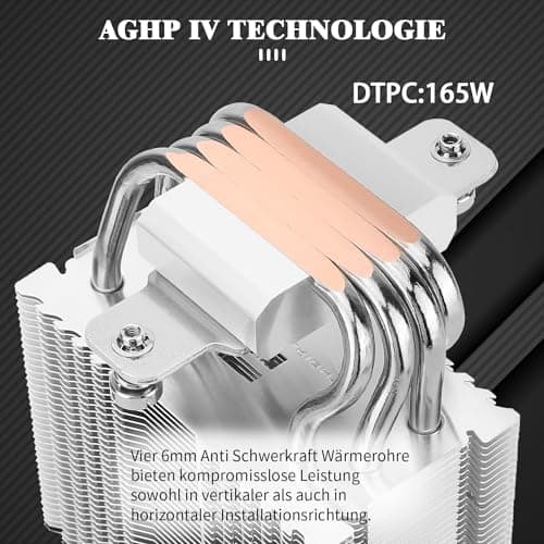 Thermalright Assassin X 90 SE ARGB CPU-Luftkühler,4 Heatpipes,TL-P9-S PWM ARGB Lüfter, Computer-Kühlkörper Kühler CPU, AGHP 4.0 Technologie,für AMD AM4 AM5/Intel LGA 1150/1151/1200/1700 AX90 SE ARGB Bild 4